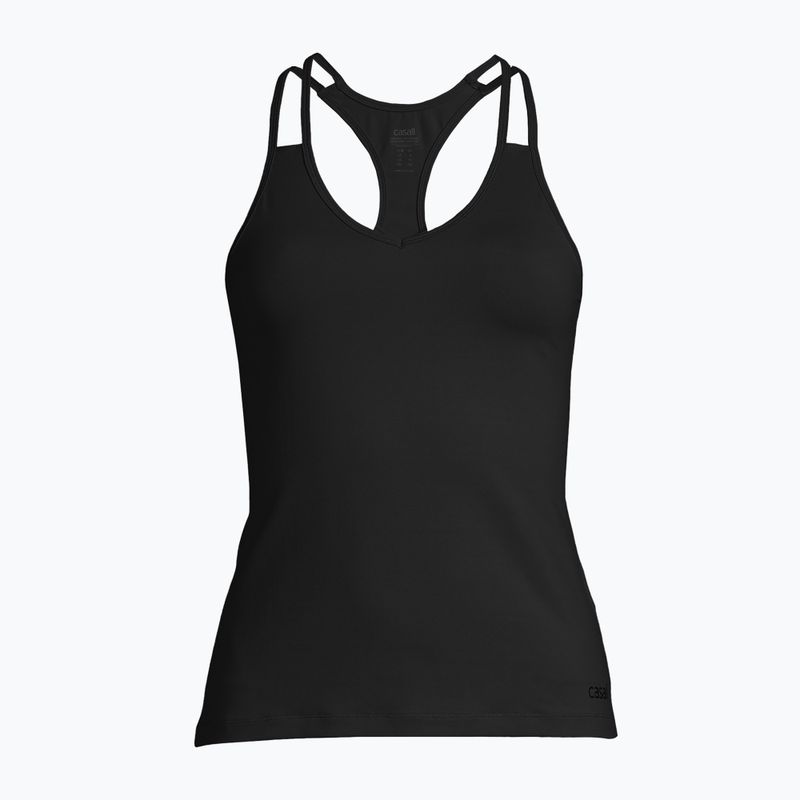 Casall V-Ausschnitt Racerback Damen Training Tank Top schwarz 22154 4