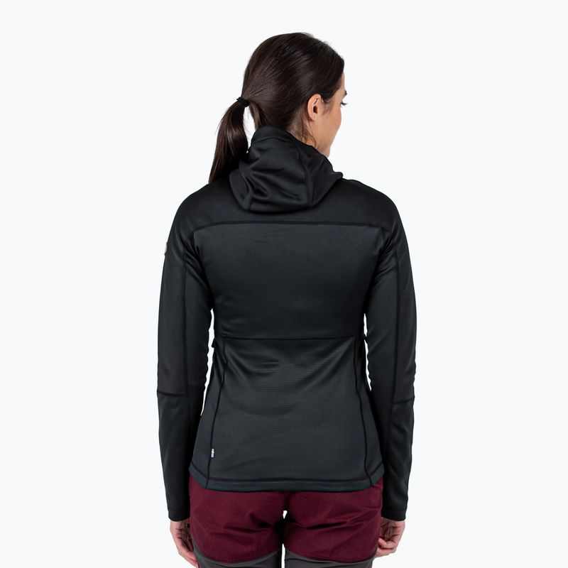 Damen-Trekking-Sweatshirt Fjällräven Abisko Trail Fleece schwarz F89589 2