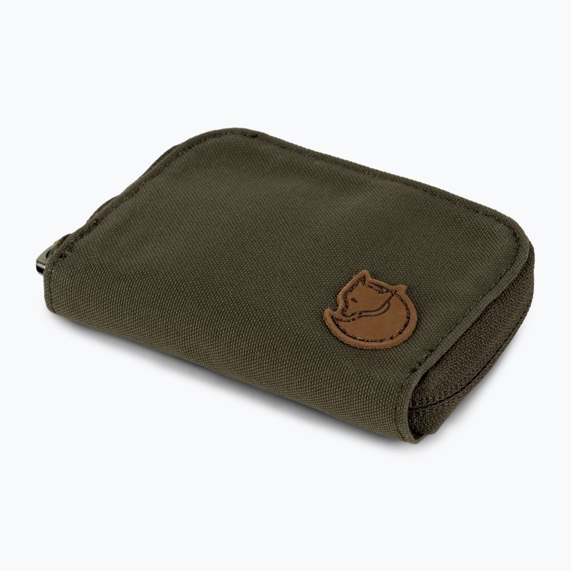 Fjällräven Zip Card Holder Brieftasche grün F24218