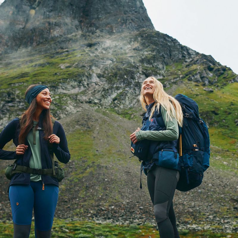 Damen-Trekking-Rucksack Fjällräven Keb 72 l storm/dark navy 6