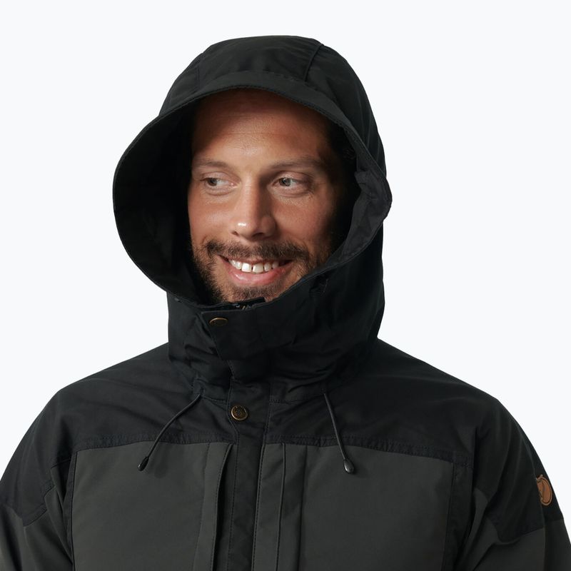 Herren Fjällräven Keb Windjacke schwarz F87211 8