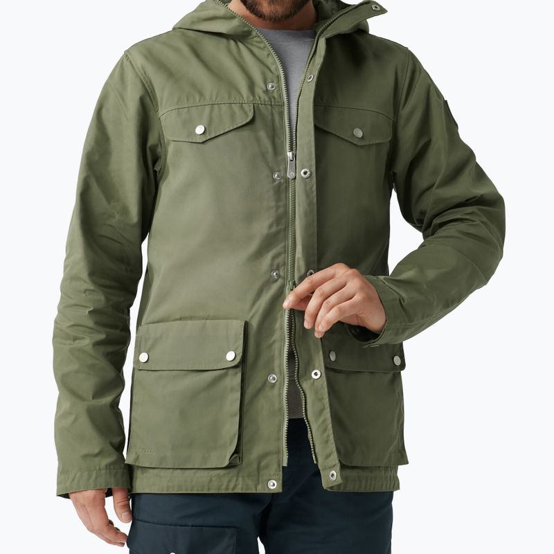 Herren-Windjacke Fjällräven Greenland green 6