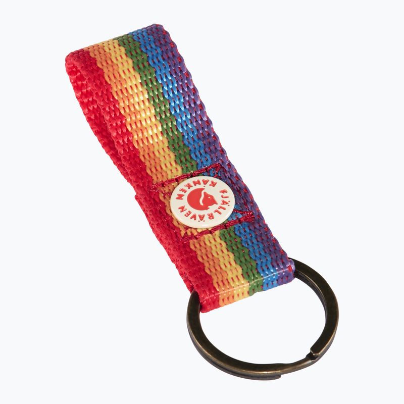 Fjällräven Kanken Rainbow Schlüsselanhänger mit Regenbogenmuster