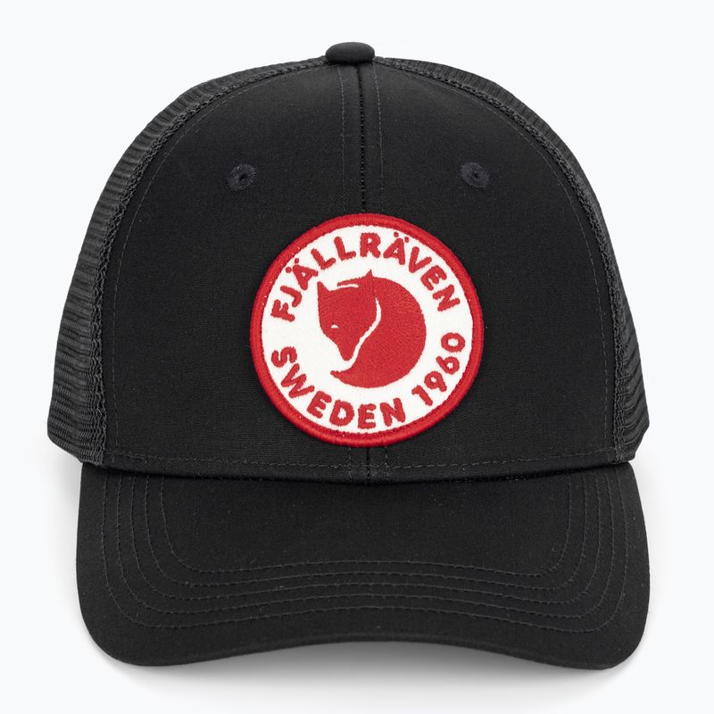 Fjällräven 1960 Logo Langtradarkeps Baseballmütze schwarz 2