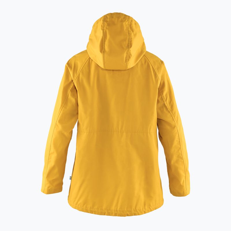 Windjacke Damen Fjällräven Vardag Anorak mustard yellow 2