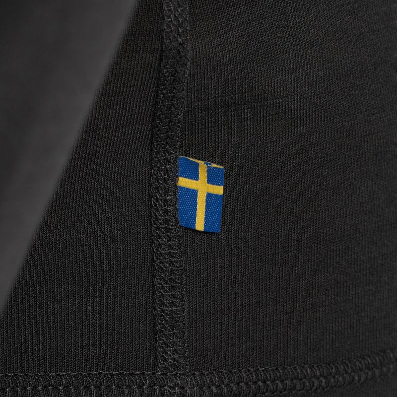 Herren-Trekking-Sweatshirt Fjällräven Keb Fleece Hoodie schwarz F81878 9