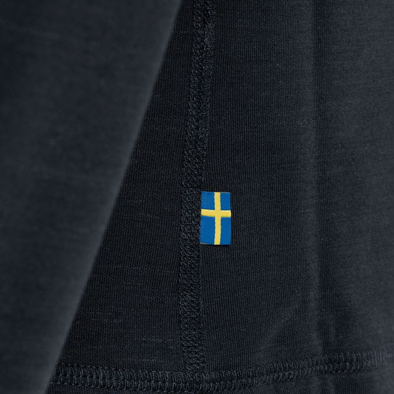 Herren-Trekking-Sweatshirt Fjällräven Keb Fleece Hoodie navy blau F81878 8