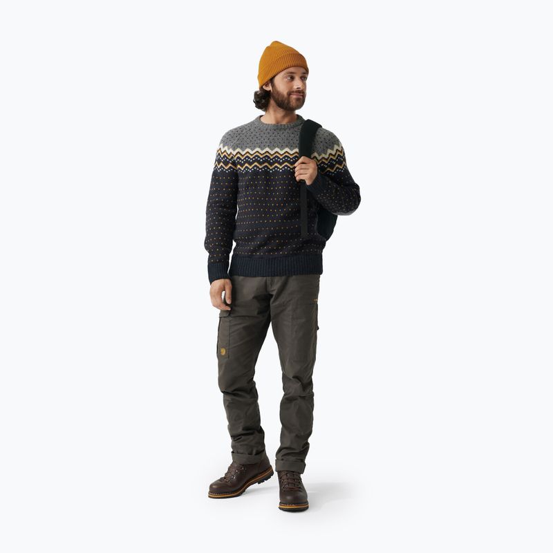 Men's Fjällräven Övik Strickpullover dunkelblau 2