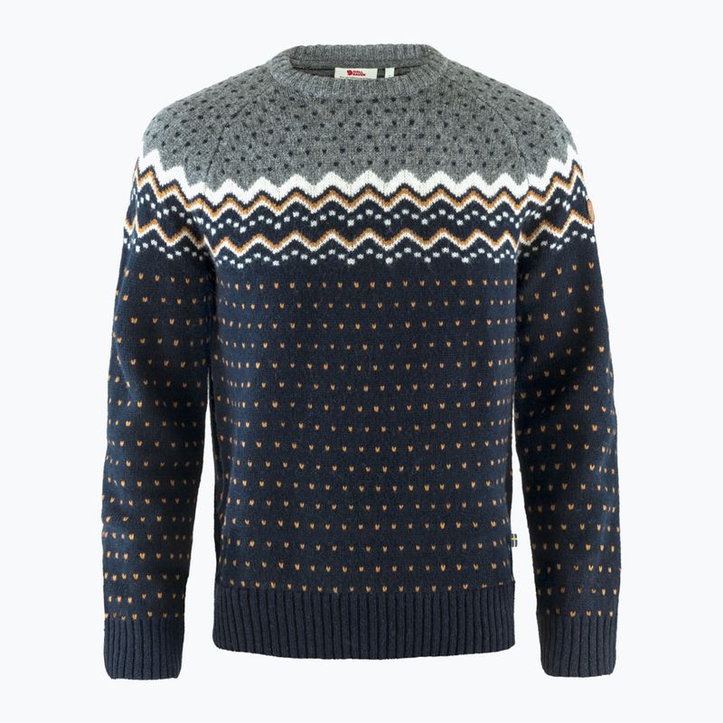 Men's Fjällräven Övik Strickpullover dunkelblau 8