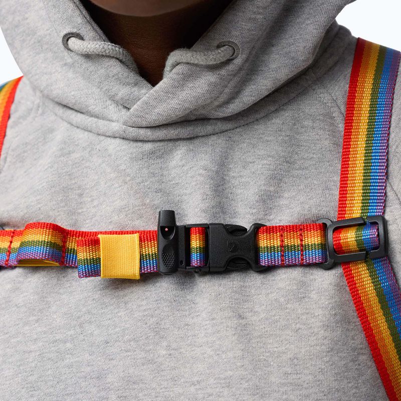 Fjällräven Kanken Rainbow Chest Strap Rucksackgurt mit Regenbogenmuster 3