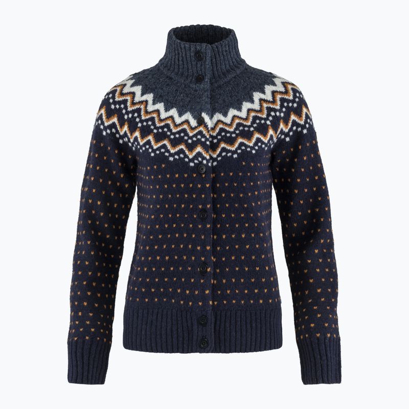 Fjällräven Damen Pullover Övik Strickjacke dunkel marineblau
