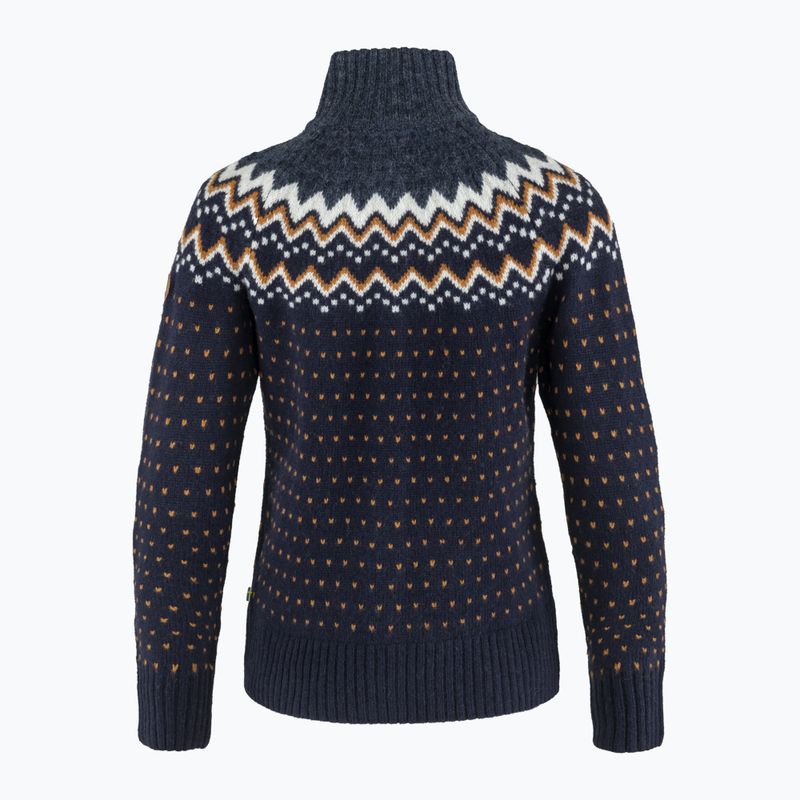 Fjällräven Damen Pullover Övik Strickjacke dunkel marineblau 2