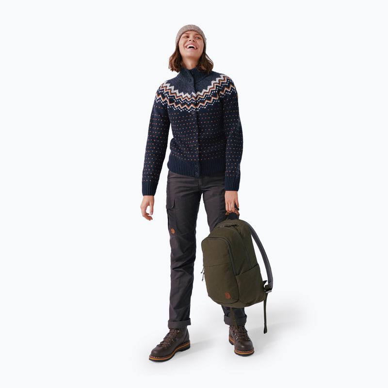 Fjällräven Damen Pullover Övik Strickjacke dunkel marineblau 4