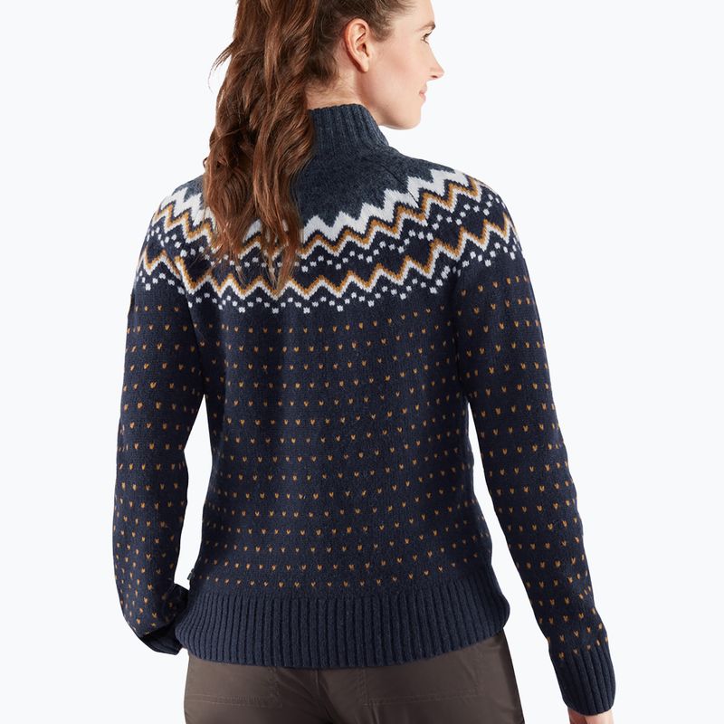Fjällräven Damen Pullover Övik Strickjacke dunkel marineblau 5