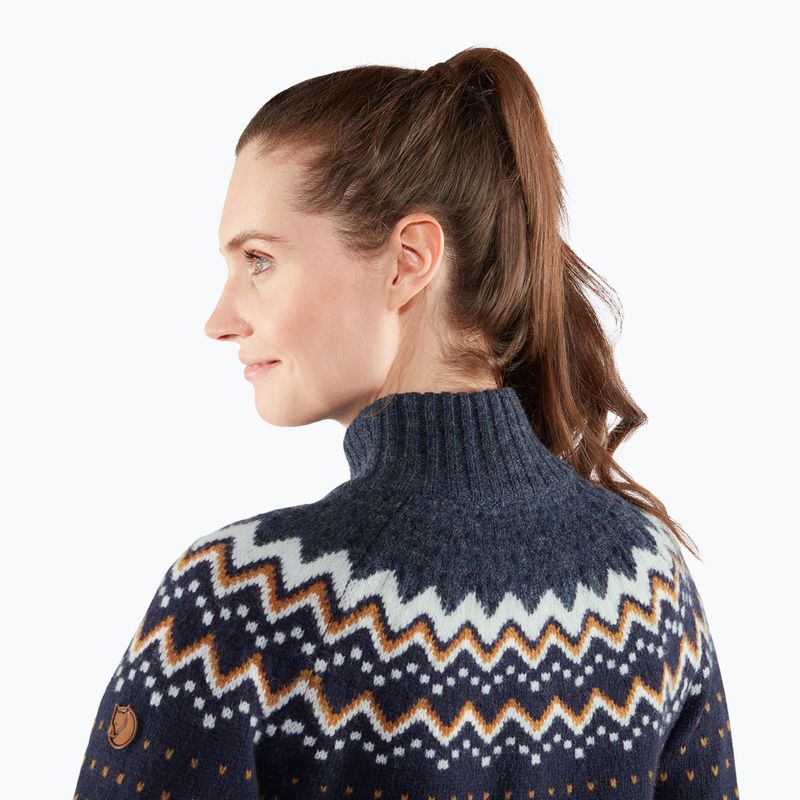 Fjällräven Damen Pullover Övik Strickjacke dunkel marineblau 7