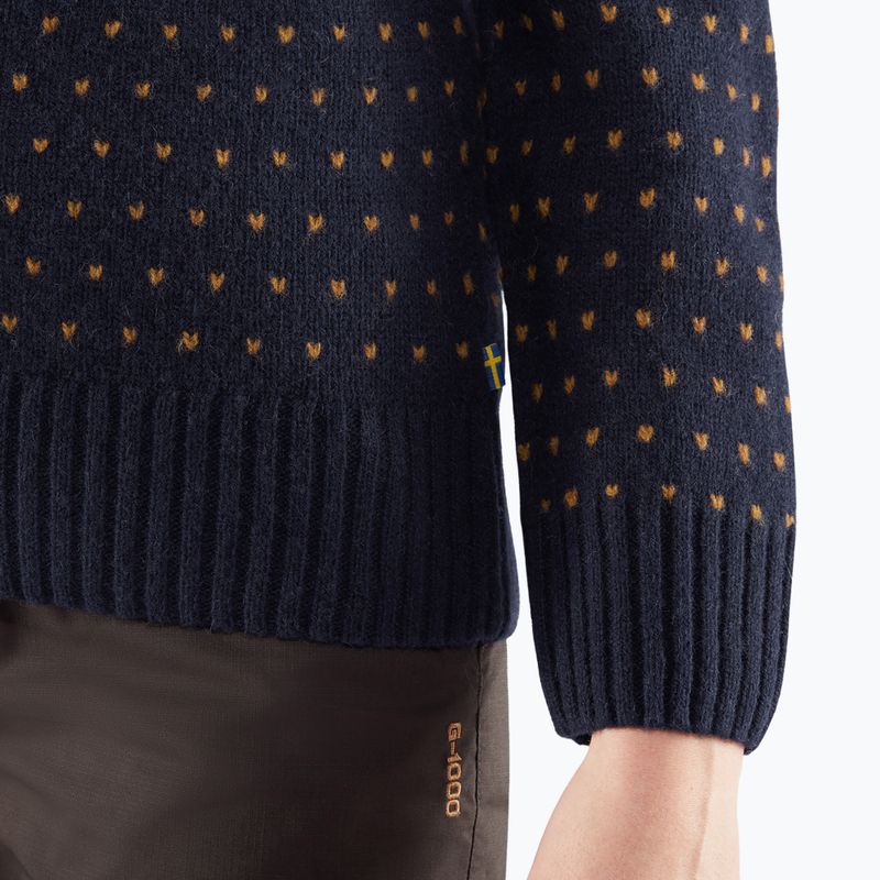Fjällräven Damen Pullover Övik Strickjacke dunkel marineblau 8