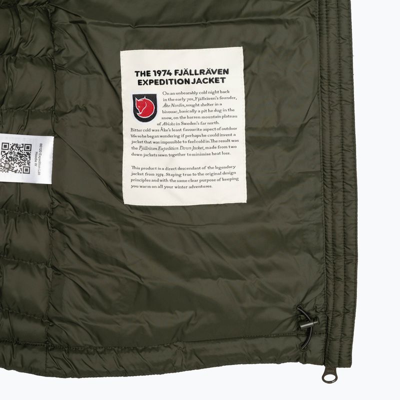 Fjällräven Damen Daunenjacke Expedition Latt Hoodie grün F86120 6