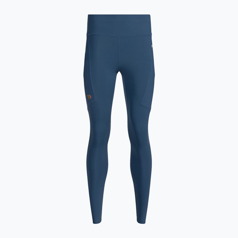 Damen-Trekking-Leggings Fjällräven Abisko Tights navy blau F84773
