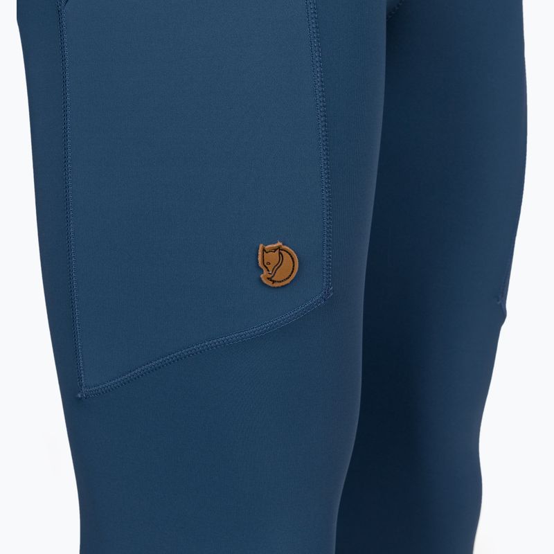 Damen-Trekking-Leggings Fjällräven Abisko Tights navy blau F84773 4