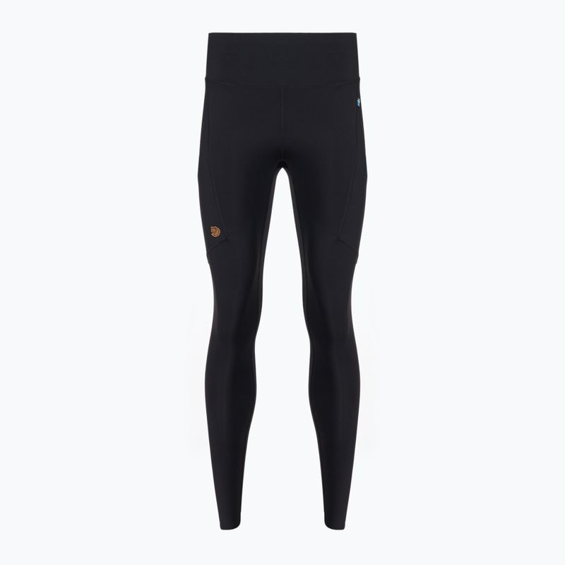 Damen-Trekking-Leggings Fjällräven Abisko Tights schwarz F84773