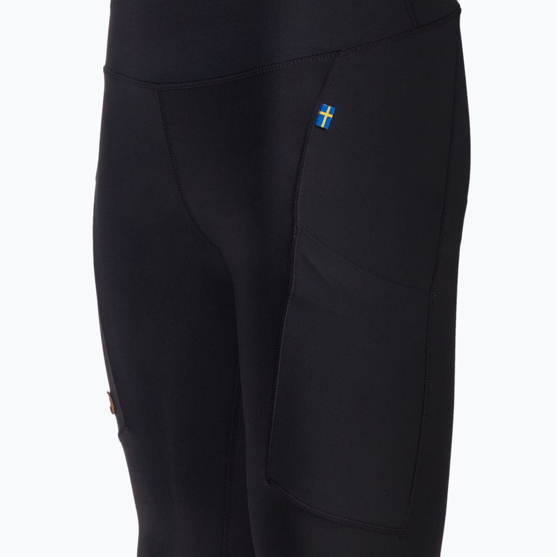 Damen-Trekking-Leggings Fjällräven Abisko Tights schwarz F84773 3