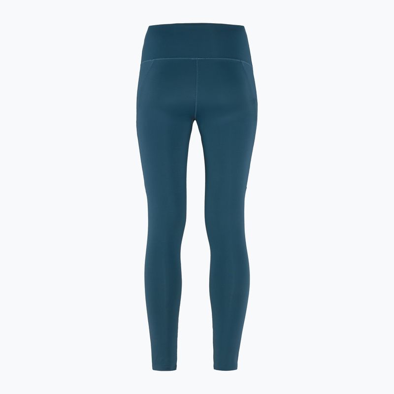 Damen-Trekking-Leggings Fjällräven Abisko Tights navy blau F84773 6