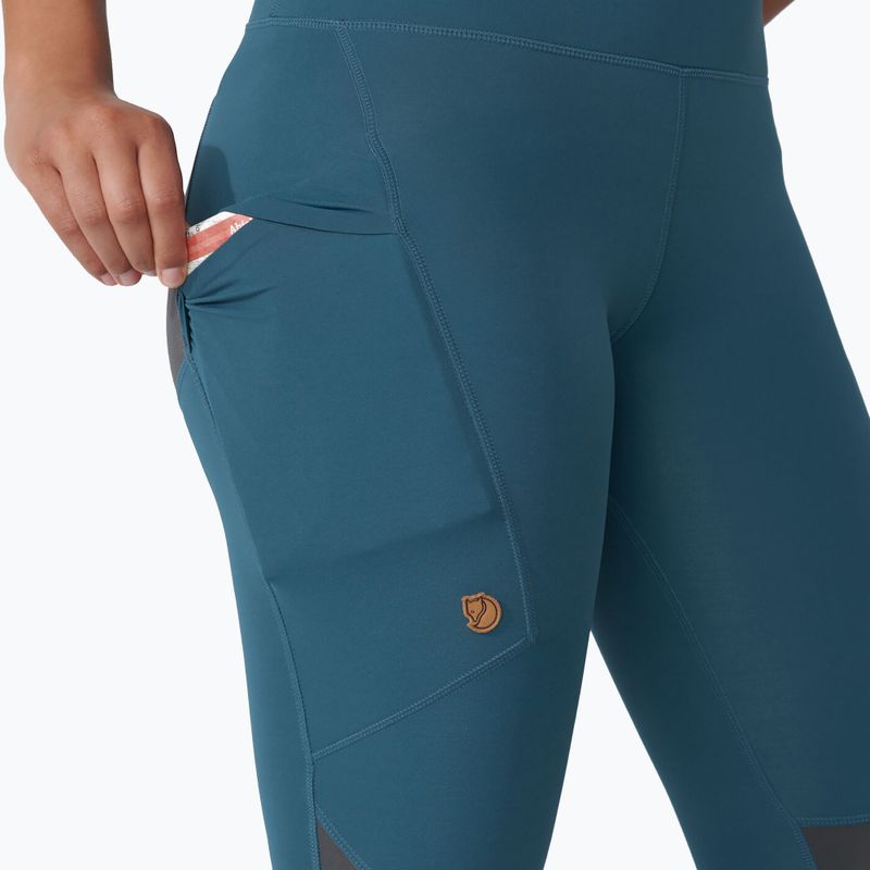 Damen-Trekking-Leggings Fjällräven Abisko Trekking Tights Pro blau F84771 5