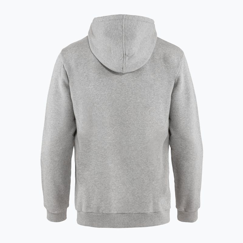 Herren Fjällräven Logo Hoodie grau F84144 2