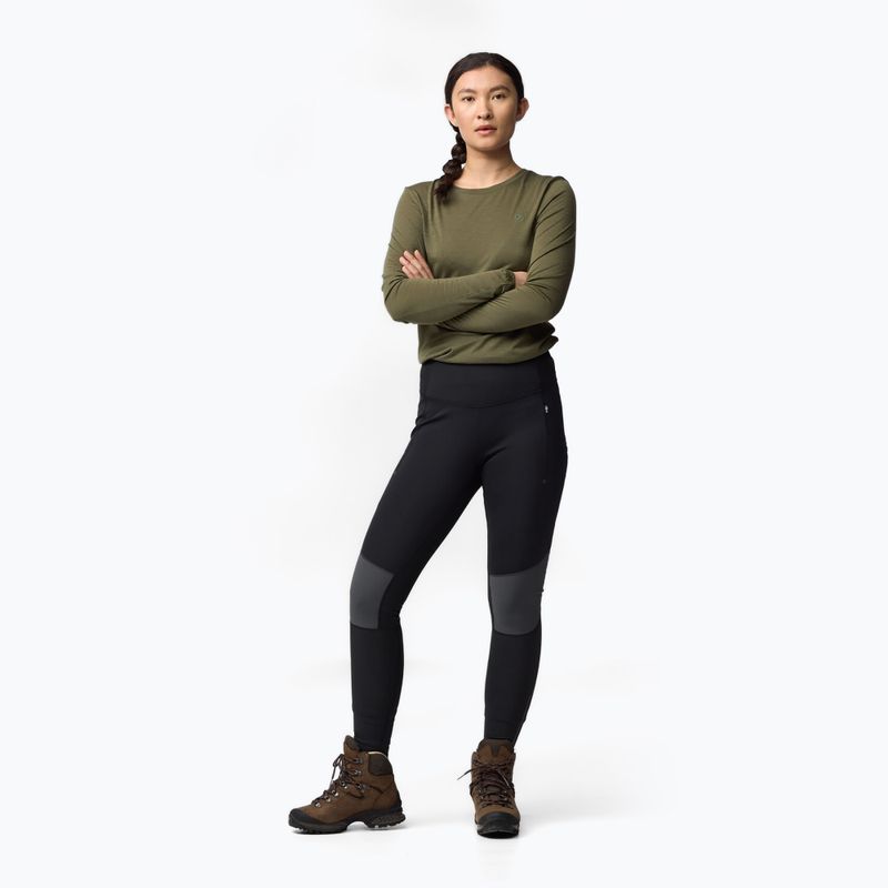 Leggings Damen Fjällräven Abisko Tights black/iron grey 2