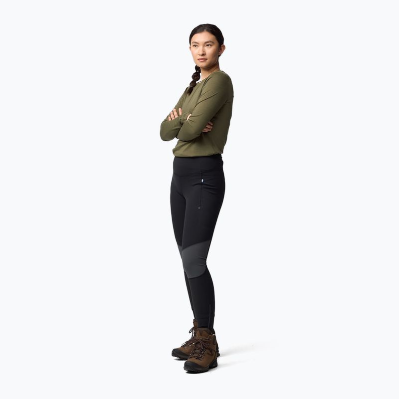 Leggings Damen Fjällräven Abisko Tights black/iron grey 4
