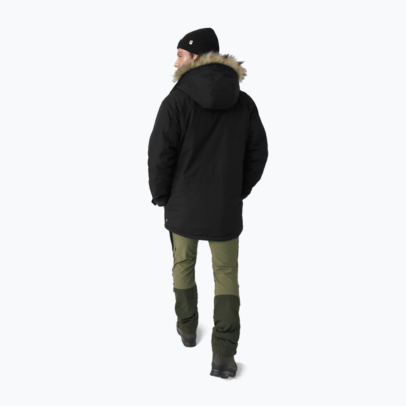 Herren Fjällräven Nuuk Parka Daunenjacke schwarz F86668 3