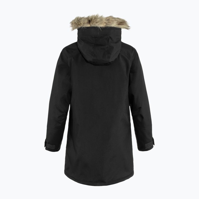 Damen Daunenjacke Fjällräven Nuuk Parka schwarz 2