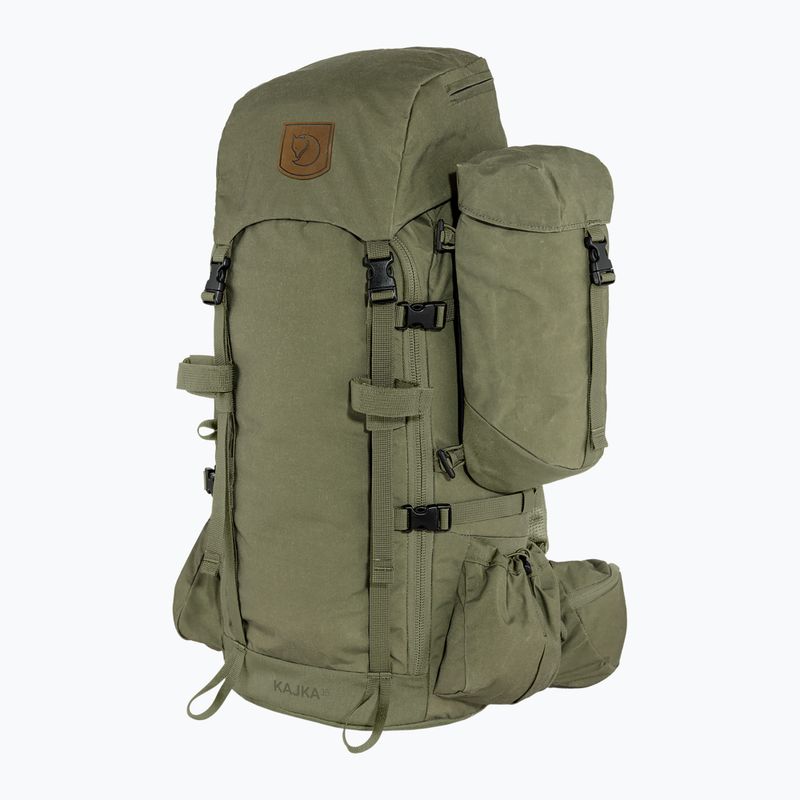 Fjällräven Kajka Backpack Seitentasche grün 3