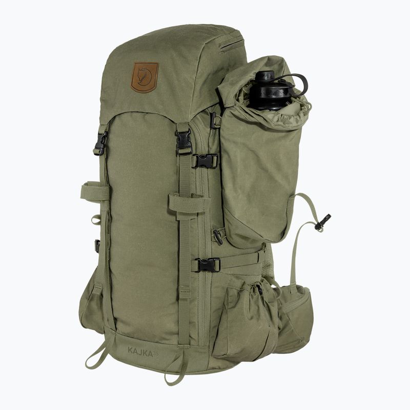 Fjällräven Kajka Backpack Seitentasche grün 4