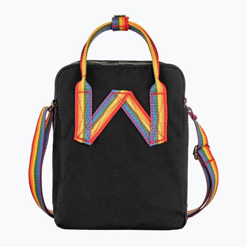 Fjällräven Kanken Rainbow Sling 2.5 l schwarz/Regenbogenmuster 3