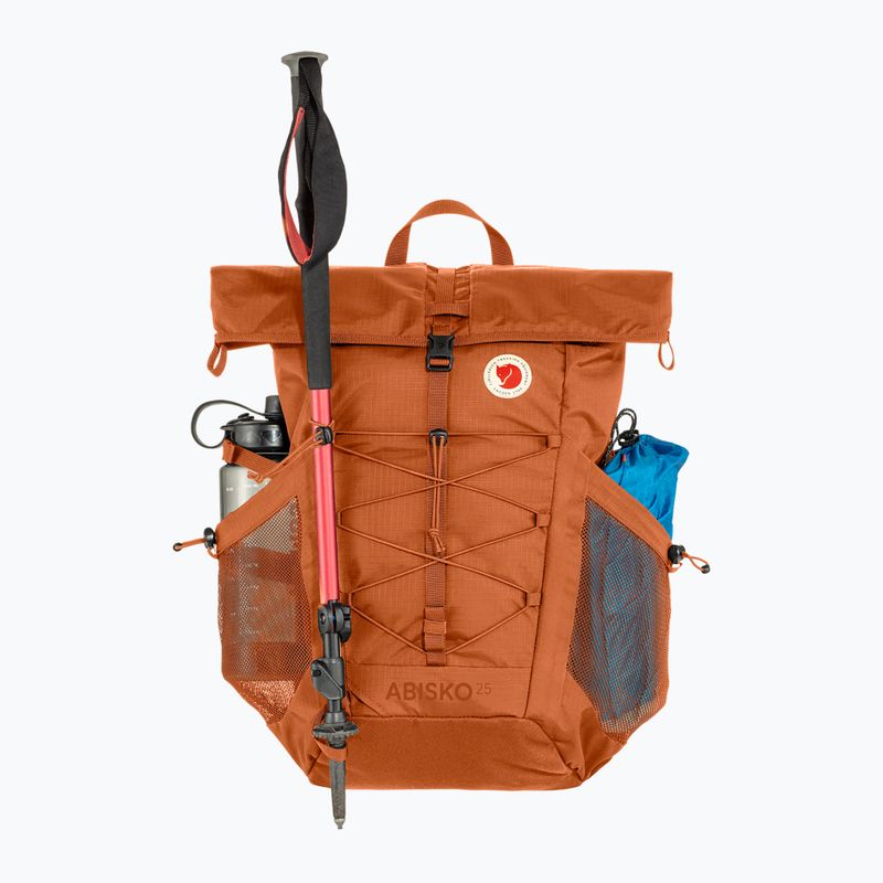 Fjällräven Abisko Hike Foldsack 25 l terrakottabraun Wanderrucksack 5