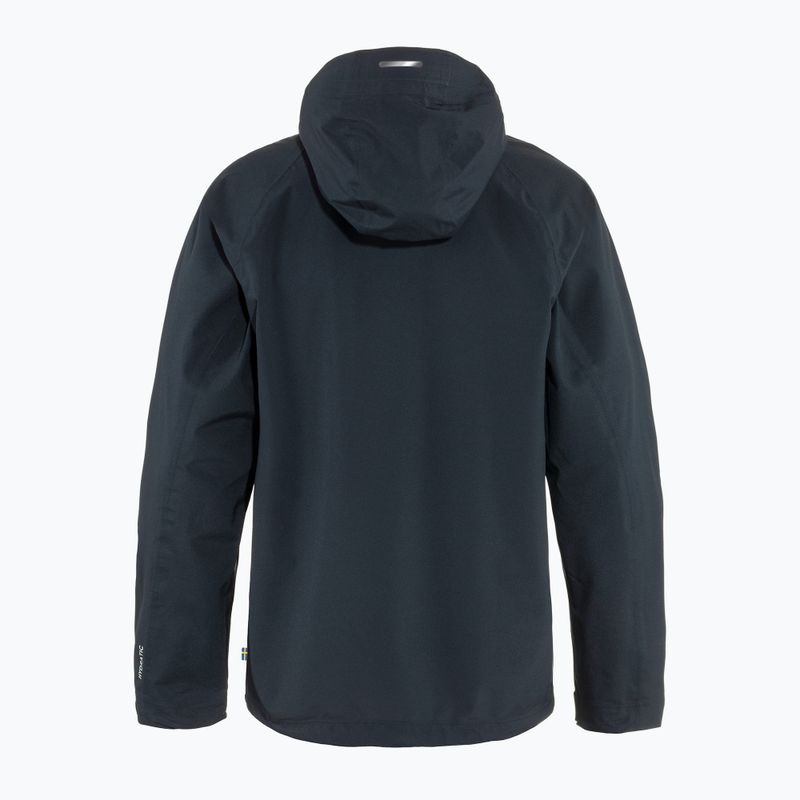 Herren-Regenjacke Fjällräven HC Hydratic Trail dark navy 5