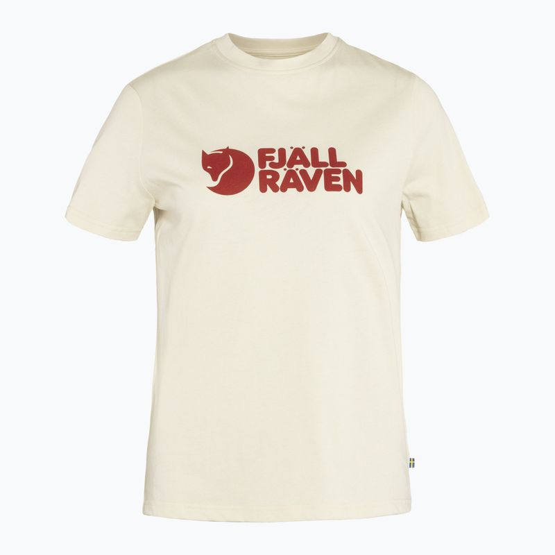 Damen-Trekking-T-Shirt Fjällräven Logo weiß F87146 3