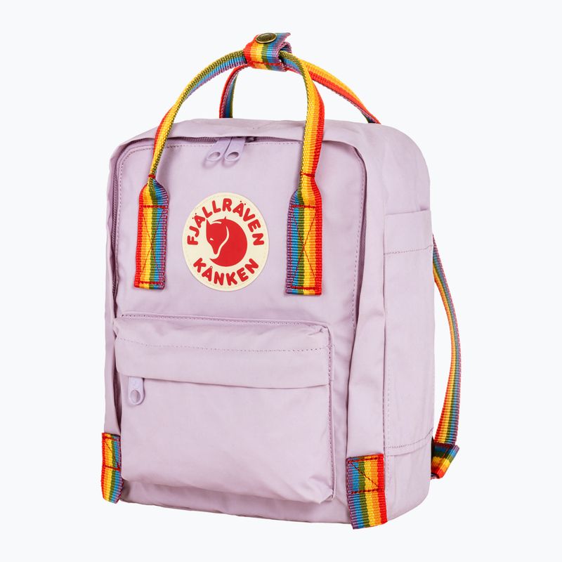 City-Rucksack Fjällräven Kanken Rainbow Mini 7 l pastel lavender/rainbow pattern 2