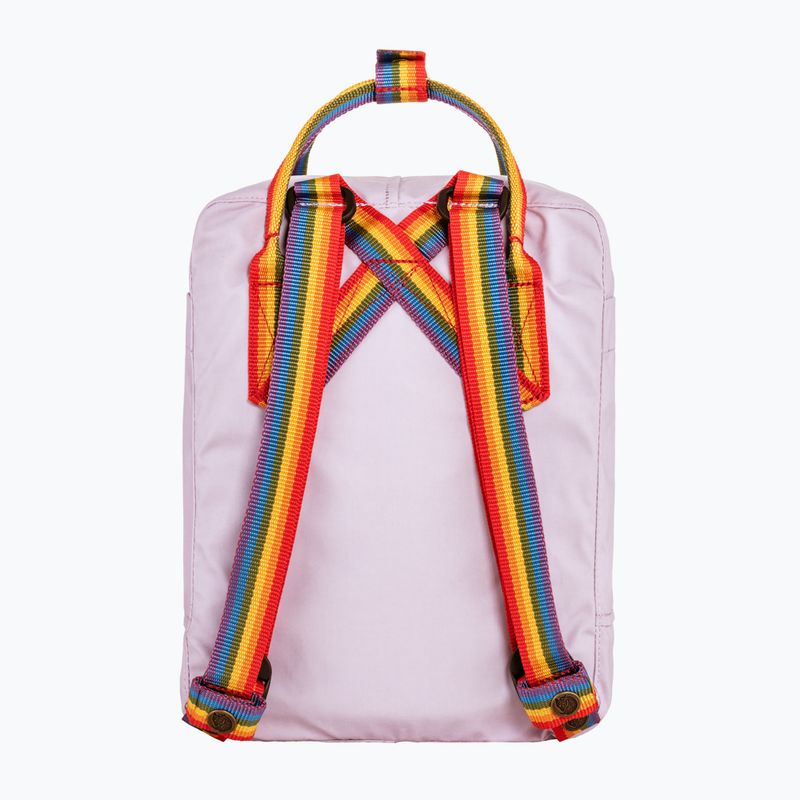 City-Rucksack Fjällräven Kanken Rainbow Mini 7 l pastel lavender/rainbow pattern 3