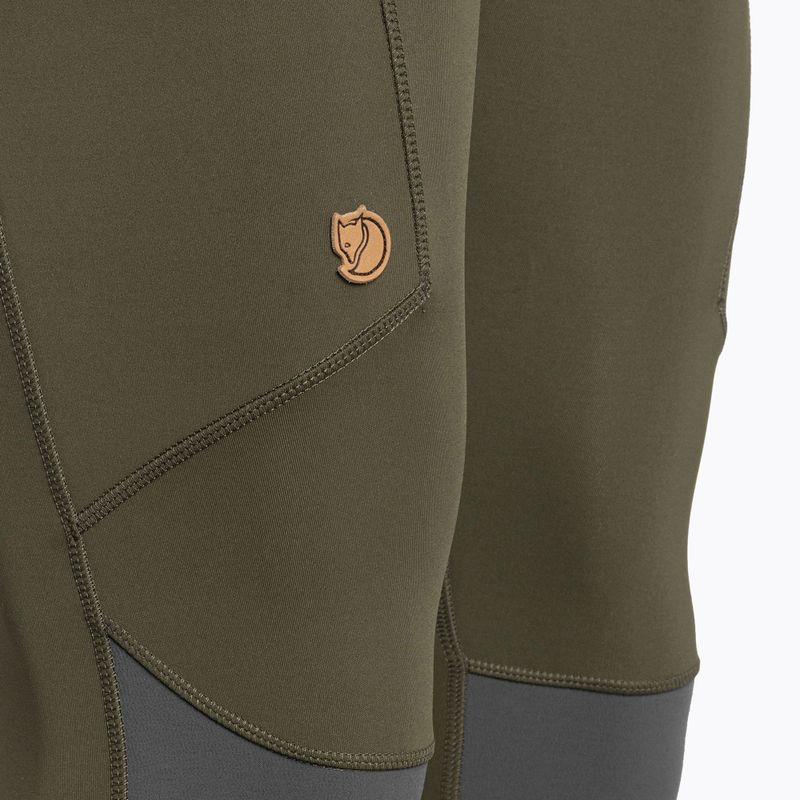 Damen-Trekkinghose Fjällräven Abisko Trekking Tights Pro deep forest 3