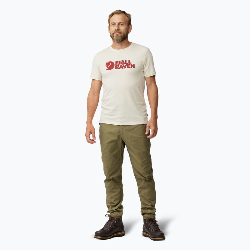 Shirt Herren Fjällräven Logo chalk white 2