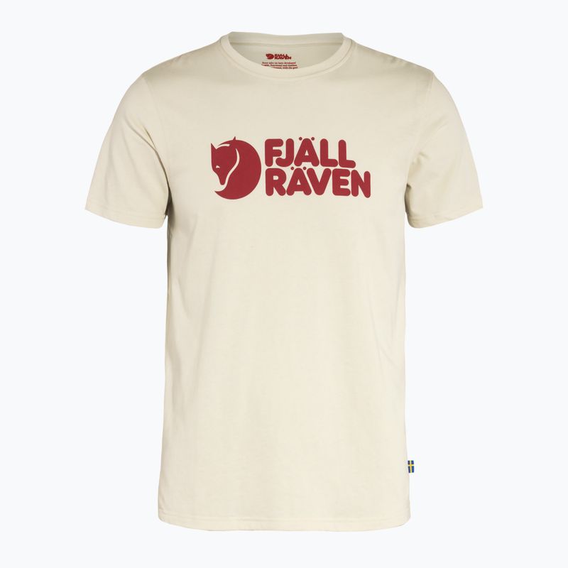 Fjällräven Herren-T-Shirt Logo Kreide weiß 4