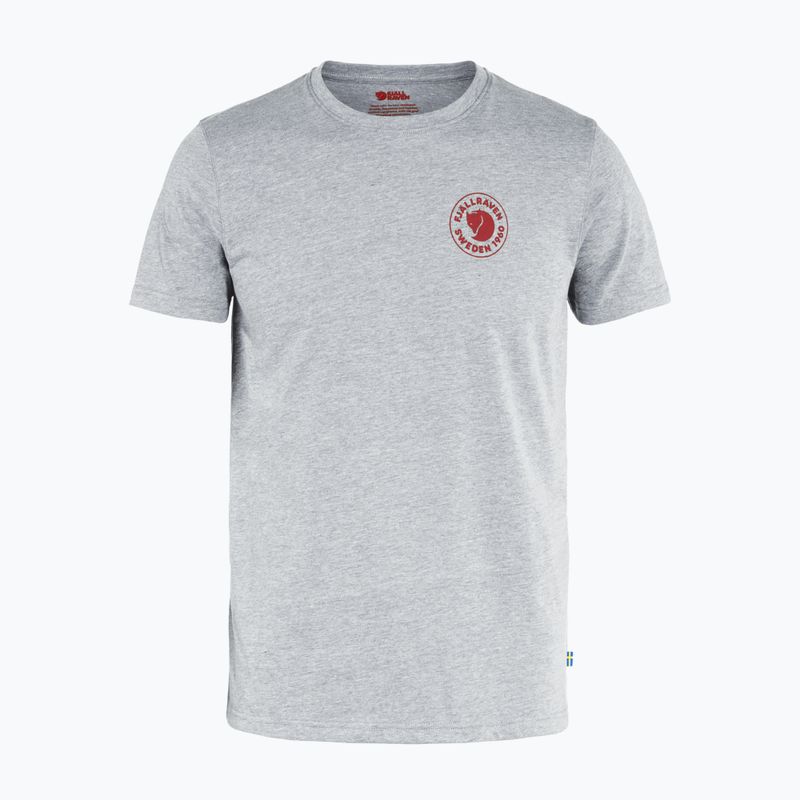 Herren Fjällräven 1960 Logo-T-Shirt grau/melange 6