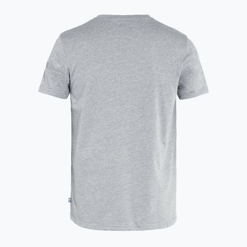 Herren Fjällräven 1960 Logo-T-Shirt grau/melange 7