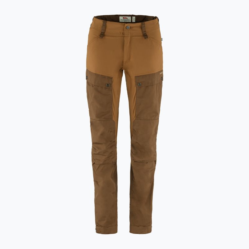 Damen-Trekkinghose Fjällräven Keb timber braun/kastanie