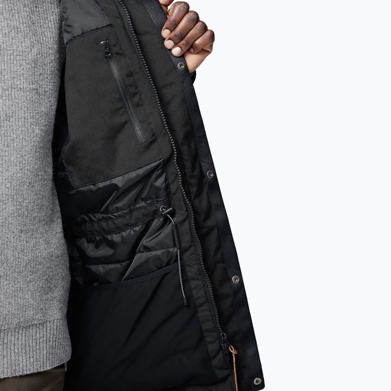 Herren Winterjacke Fjällräven Nuuk Lite Parka 550 schwarz 5