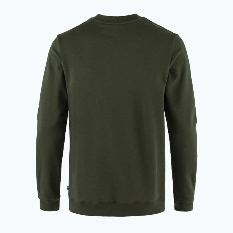 Herren Fjällräven 1960 Logo Badge Pullover deep forest 2