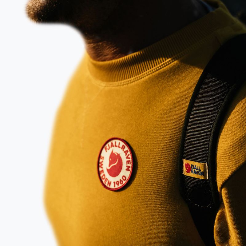 Herren-Trekking-Sweatshirt Fjällräven 1960 Logo Badge Sweater 161 senfgelb 5