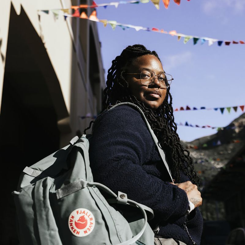 Hoodie Sweatshirt Damen Fjällräven Vardag Pile black 3